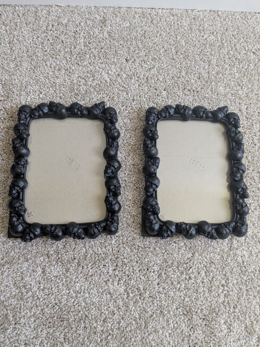 Skull Frame Set in Matte Black